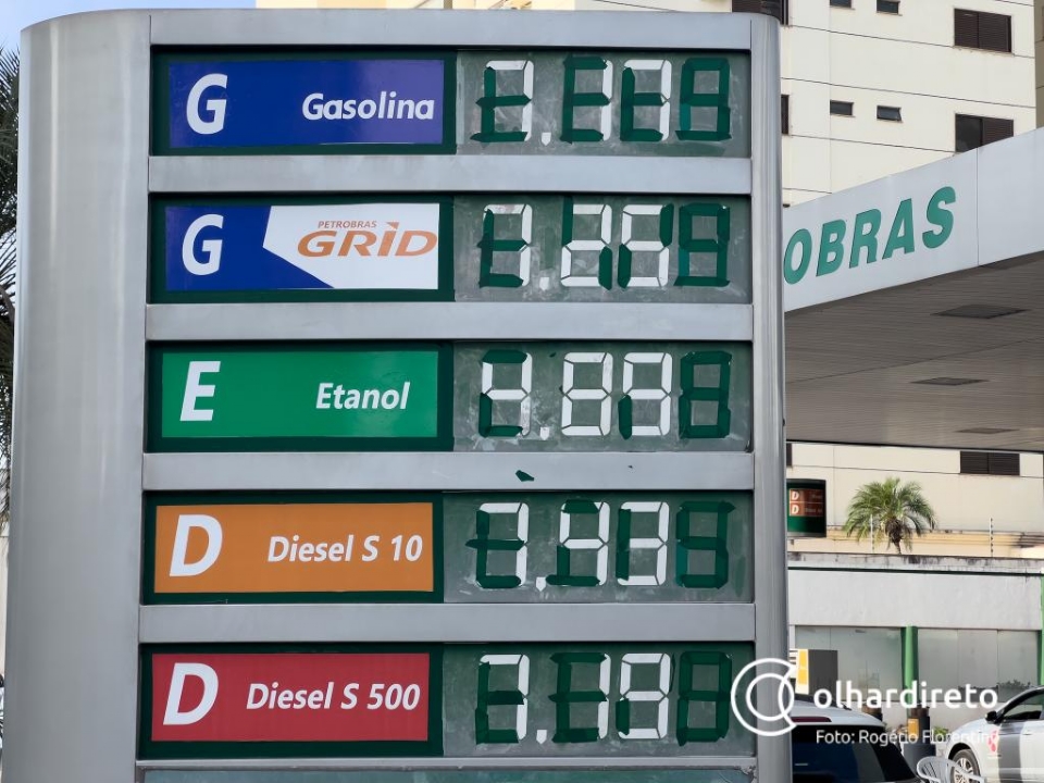 Aps aumento da Petrobras, postos de combustveis em Cuiab j praticam preos acima de R$ 7 na gasolina e diesel; veja variao 
