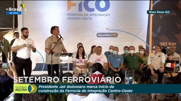 Governo federal autoriza incio das obras da Fico, que ir escoar produo de gros da regio de gua Boa