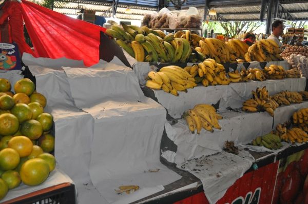 Frutas e legumes como uva, pssego, batata, tomate e beterraba comeam a faltar no Mercado do Porto devido paralisao dos caminhoneiros