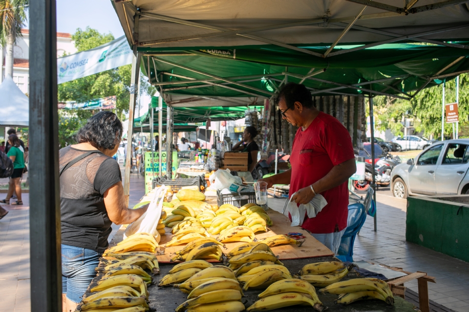 Com cerca de 40 expositores, primeira feira da agricultura familiar de 2025 na Praa Alencastro ser segunda-feira