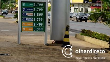 Etanol chega a R$ 2,79 nos postos de Cuiab; alta havia sido anunciada